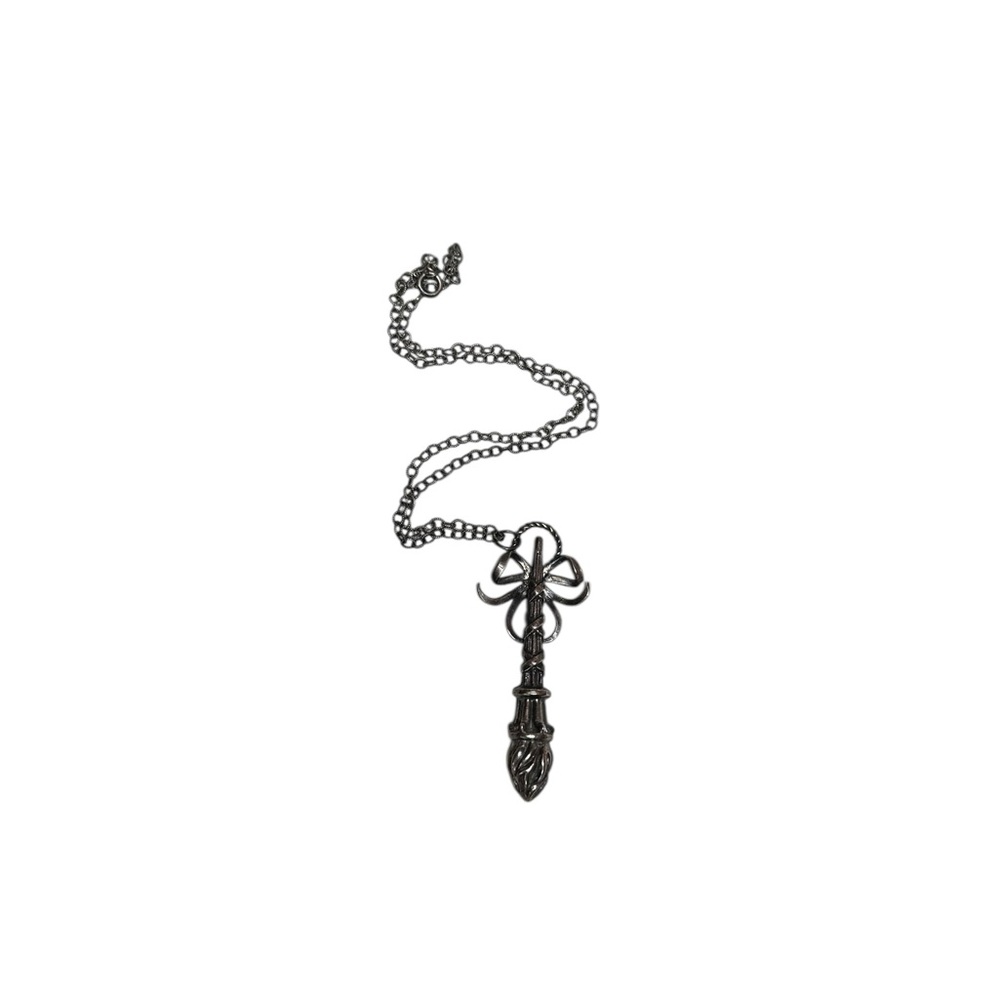 Sterling silver torch Pendant Necklace